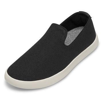 Beige / Black Allbirds Wool Loungers Men's Slip On Shoes | IN1098KO