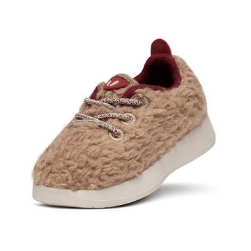 Beige / Brown Allbirds Smallbirds Wool Runner Kids' Sneakers | IN1858SG