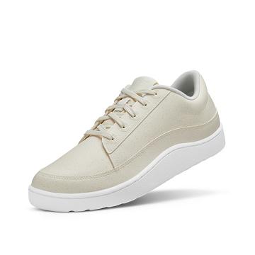 Beige / White Allbirds Plant Pacers Men's Sneakers | IN1001AH