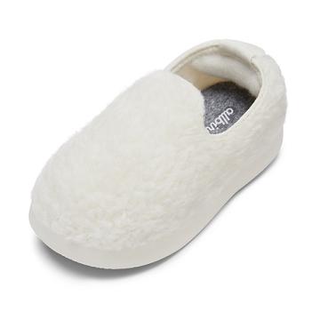 Beige / White Allbirds Smallbirds Wool Loungers Kids' Slip On Shoes | IN1870MQ