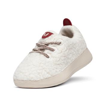 Beige / White Allbirds Smallbirds Wool Runner Kids' Sneakers | IN1859AH