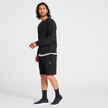 Black Allbirds R&R Sweat Men's Shorts | IN1301VR