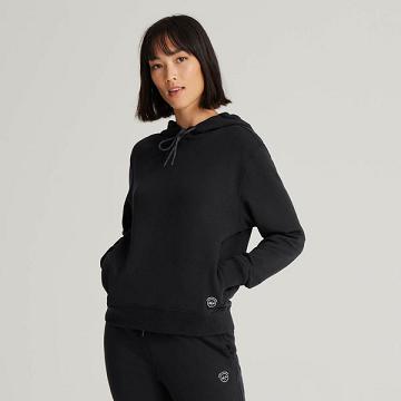 Black Allbirds R&R Women's Hoodie | IN1782PJ