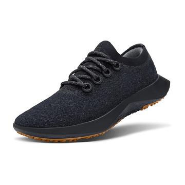 Black Allbirds Wool Dasher Mizzles Men's Running Shoes | IN1141QM