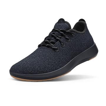 Black Allbirds Wool Mizzles Men's Sneakers | IN1050FD