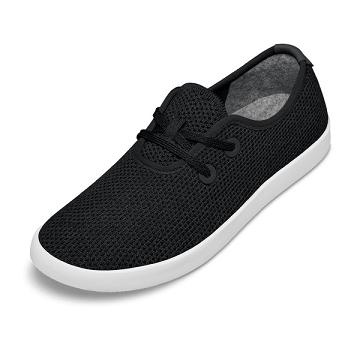 Black / White Allbirds Tree Skippers Men's Sneakers | IN1018ZU