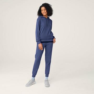 Blue Allbirds R&R Women's Hoodie | IN1785UZ