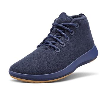 Blue Allbirds Wool Runner-up Mizzles Women's Sneakers | IN1431VR