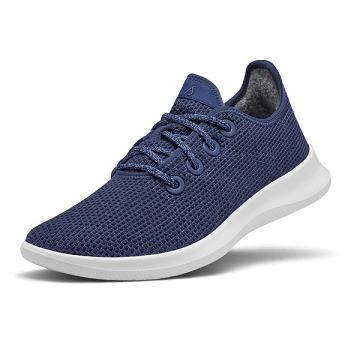 Blue / White Allbirds Tree Runner Women's Sneakers | IN1505QM