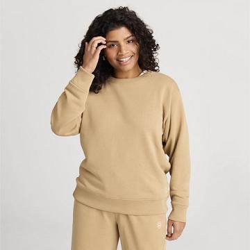 Brown Allbirds R&R Sweat Women's Shirts | IN1752FD