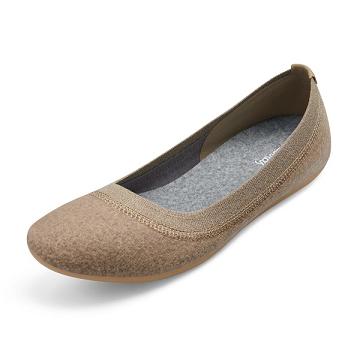 Brown Allbirds Wool Breezers Women's Flat Shoes | IN1680IL