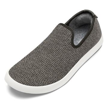 Brown / White Allbirds Tree Loungers Men's Slip On Shoes | IN1109UZ