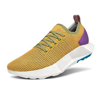 Gold Allbirds Tree Flyers Women's Running Shoes | IN1604YX