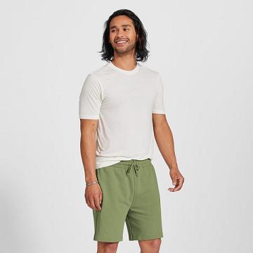 Green Allbirds R&R Sweat Men's Shorts | IN1302CT