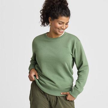 Green Allbirds R&R Sweat Women's Shirts | IN1753DF