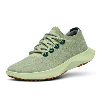 Green Allbirds Wool Dasher Mizzles Men's Running Shoes | IN1139EB