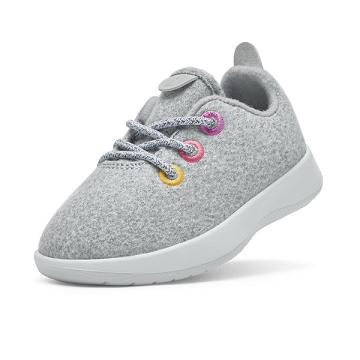 Grey Allbirds Smallbirds Wool Runner Kids' Sneakers | IN1868WN