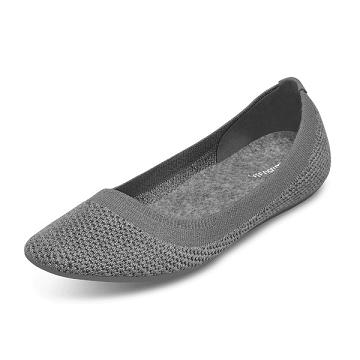 Grey Allbirds Tree Breezers Women's Flat Shoes | IN1675DF