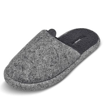 Grey Allbirds Wool Dwellers Women's Slippers | IN1509VR