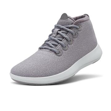 Grey Allbirds Wool Runner-up Mizzles Men's Waterproof Shoes | IN1253LI