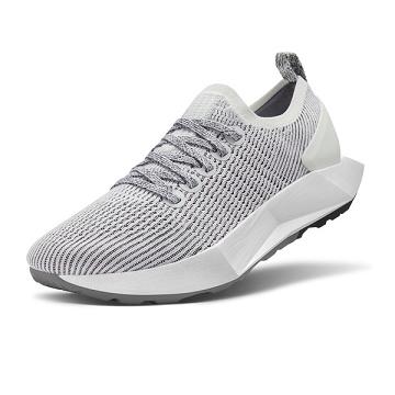 Grey / White Allbirds Tree Flyers Men's Running Shoes | IN1186IL