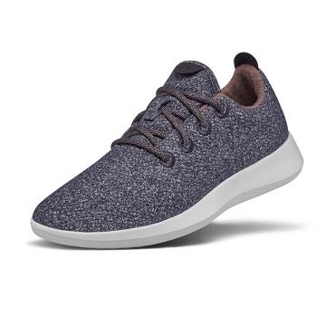 Grey / White Allbirds Wool Runner Men's Sneakers | IN1052SG