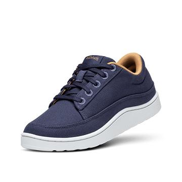 Navy Allbirds Canvas Pacers Men's Sneakers | IN1006YX