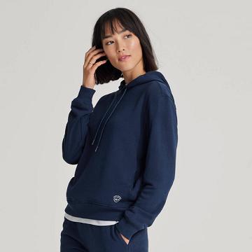 Navy Allbirds R&R Women's Hoodie | IN1783OK