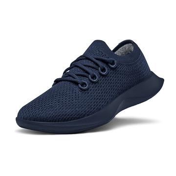 Navy Allbirds Tree Dasher 1 Women's Running Shoes | IN1586BE