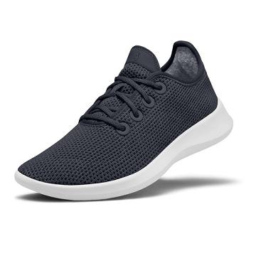 Navy / White Allbirds Tree Runner Women's Sneakers | IN1504WN