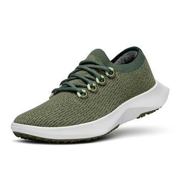 Olive Allbirds Tree Dasher 2 Men's Running Shoes | IN1196BE