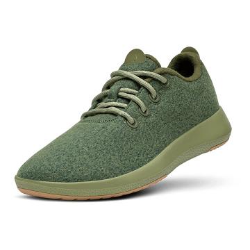 Olive Allbirds Wool Mizzles Men's Waterproof Shoes | IN1262PJ