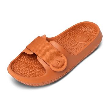 Orange Allbirds Sugar Men's Slides | IN1122ZU