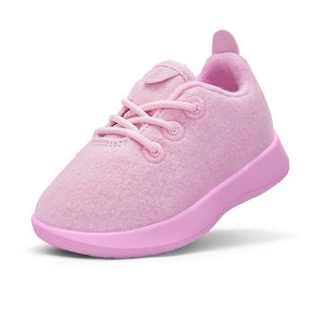 Pink Allbirds Smallbirds Wool Runner Kids' Sneakers | IN1865TC