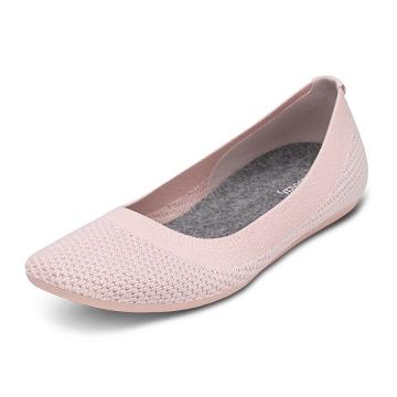 Pink Allbirds Tree Breezers Women's Flat Shoes | IN1669LI