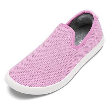 Pink / White Allbirds Tree Loungers Men's Slip On Shoes | IN1103DF