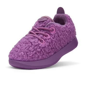 Purple Allbirds Smallbirds Wool Runner Kids' Sneakers | IN1862IL