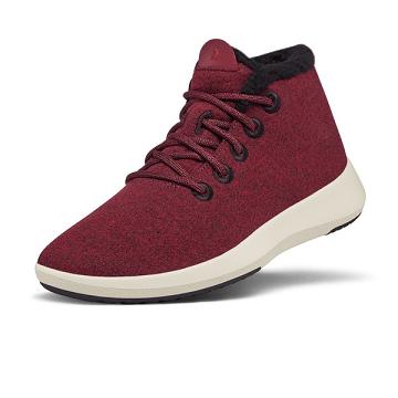 Red Allbirds Wool Runner-up Mizzle Fluffs Men's High Tops | IN1216RV