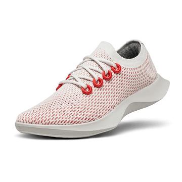 Red / White Allbirds Tree Dasher 1 Men's Running Shoes | IN1161UZ