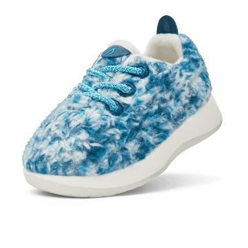 Turquoise Allbirds Smallbirds Wool Runner Kids' Sneakers | IN1860PJ