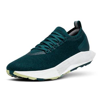 Turquoise Allbirds Wool Flyer Mizzles Men's Waterproof Shoes | IN1240YX