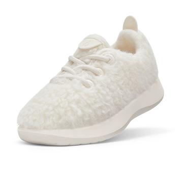 White Allbirds Smallbirds Wool Runner Kids' Sneakers | IN1864YX