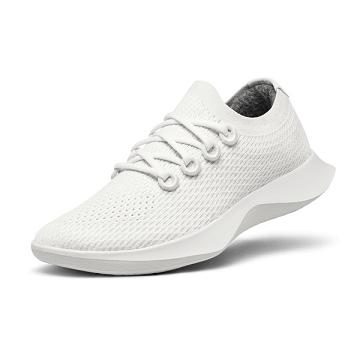 White Allbirds Tree Dasher 1 Men's Running Shoes | IN1174ZU