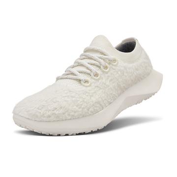 White Allbirds Wool Dasher Fluffs Men's Running Shoes | IN1126HA