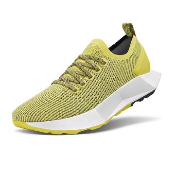 Yellow Allbirds Tree Flyers Men's Running Shoes | IN1175LI