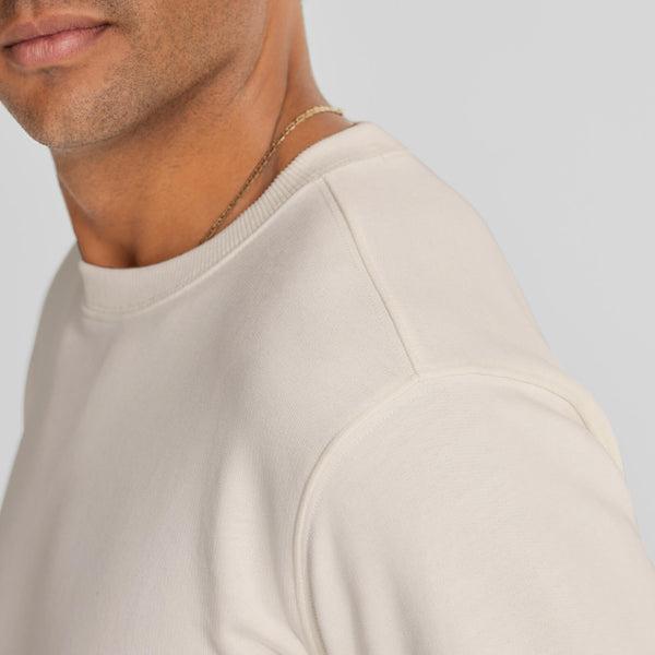 Beige Allbirds R&R Sweat Men's Shirts | IN1306KO