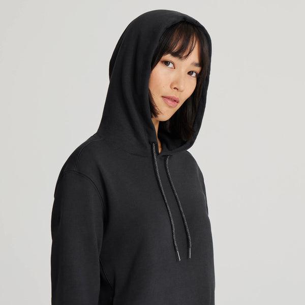 Black Allbirds R&R Women's Hoodie | IN1782PJ