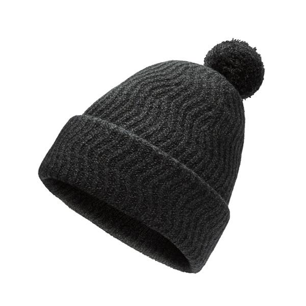 Black Allbirds The Pom Beanie Men\'s Hats | IN1402MQ