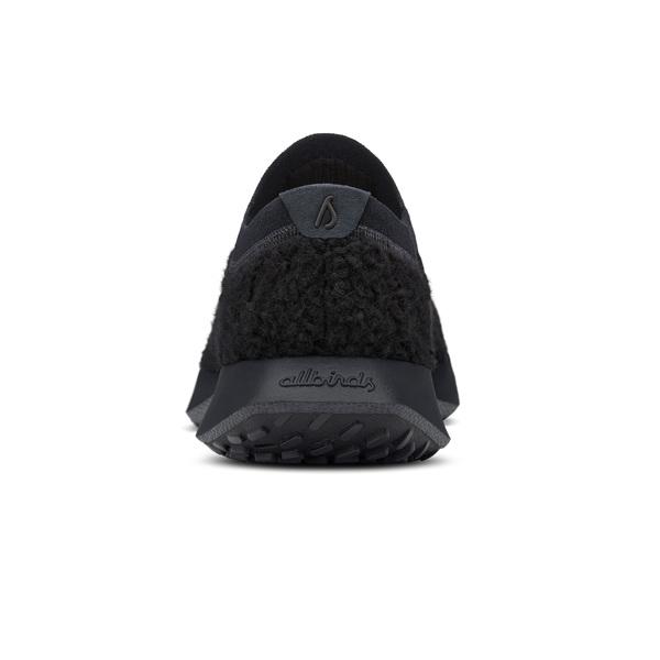 Black Allbirds Wool Dasher Fluffs Men's Running Shoes | IN1127GS