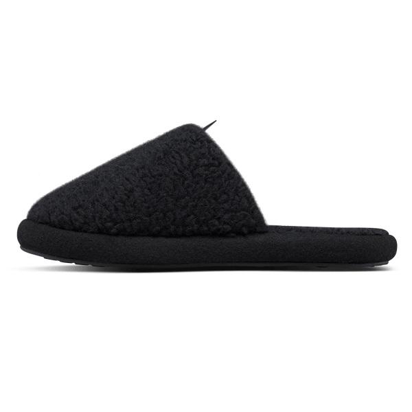 Black Allbirds Wool Dwellers Men's Slippers | IN1081OK